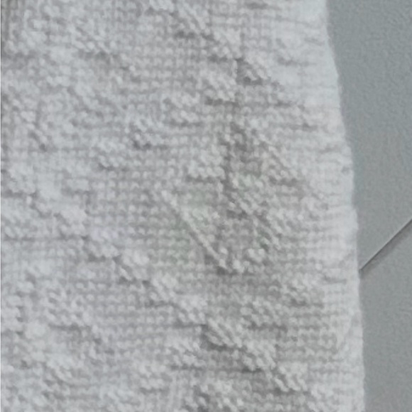 Women's vintage white D'Allaird's cable-knit cardigan sweater size L - Picture 10 of 10